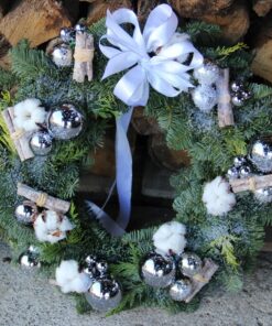 Couronne de porte 'Silver'