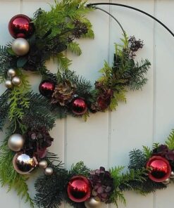 Couronne de porte sur double structure en fer