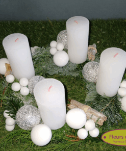 Couronne de l'Avent Bianca